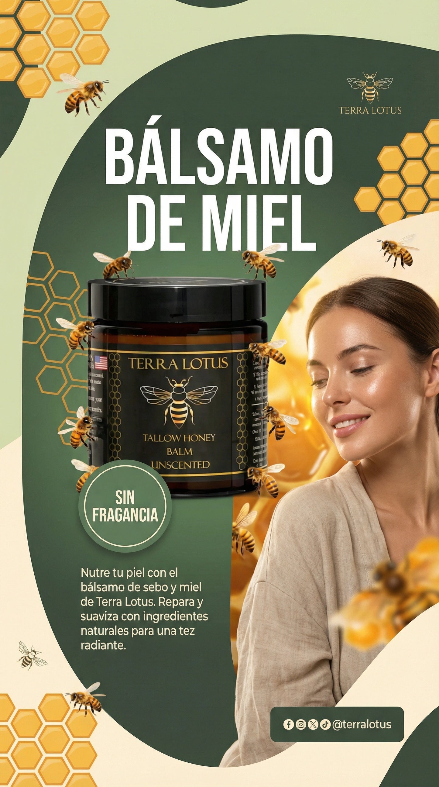 Crema Hidratante Tallow Honey Balm